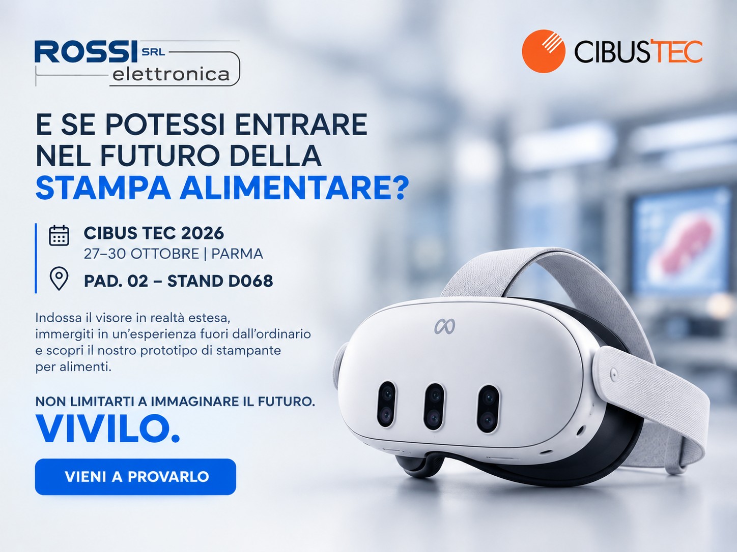 CibusTec 2026 - Rossi Elettronica, Pad. 02 Stand D068